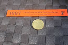 10 Pfennig; 1997, Münze F; Stg, MiNr. 11; Jaeger-Nr. 383 - 1 Pfennig