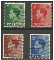 GB - 1936 King  Edward VIII Used      Sc 230-3 - Used Stamps