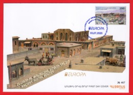 Armenien/Armenie/Armenia 2020, International. Europa  CEPT, Ancient Postal Routes - FDC - 2020