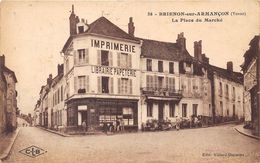 89-BRIENON-SUR-ARMANCON- LA PLACE DU MARCHE - Brienon Sur Armancon