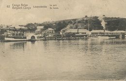 Congo Belge Entier Postal Timbrée Kigoma Leopoldville Le Port  Bateau à Aube . Paddle Boat - Kinshasa - Léopoldville