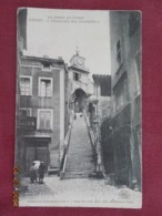 Delcampe - CPA - Crest - Escaliers Des Cordeliers - Crest