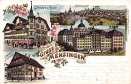 Menzingen  4 Bild Litho - Menzingen