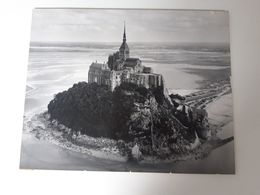 Photo Le Mont St Michel, Tirage Années 50 , Format 40/48 - Lugares