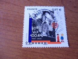 5383 OBLITERATION CHOISIE  SUR TIMBRE NEUF BORIS VIAN - Used Stamps