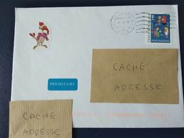 Tchéquie Czechia Czech #859 Postcrossing Post Crossing Stamp Sur Lettre Letter Olomouc - Lettres & Documents