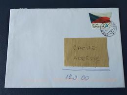 Tchéquie CZECH CZECHIA #867 Drapeau National Flag Sur Lettre LETTER COVER Sokolov 15.02.2018 - Storia Postale