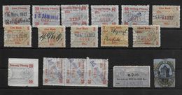 Deutsches Reich Lot Revenue Stamp Stempelmarke Fiscal - Unclassified