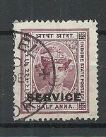 INDIA INDORE State 1904/06 Michel 2 Service Dienstmarke O - Idar