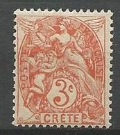 CRETE N° 3 NEUF**  SANS CHARNIERE / MNH - Unused Stamps