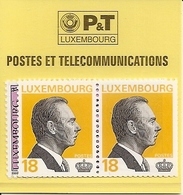 LUXEMBURG, 2000, Booklet 14, Vending Machine Booklet 3x18,4x3 - Carnets