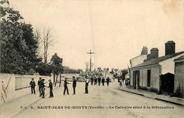 St Jean De Monts * Le Calvaire Situé à La Bifurcation * La Rue Principale - Saint Jean De Monts