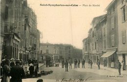 St Symphorien Sur Coise * La Place Du Marché * Commerces Magasins - Saint-Symphorien-sur-Coise