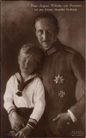 ! Alte Ansichtskarte, Adel, Royalty, Prinz Alexander Ferdinand, Prinz August Wilhelm Von Preussen - Royal Families