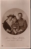 ! Alte Ansichtskarte, Adel, Royalty, Prinz August Wilhelm Mit Familie, NPG Foto - Königshäuser