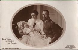 ! Alte Ansichtskarte, Adel, Royalty, Prinz Oskar Von Preußen Mit Familie, Potsdam - Königshäuser