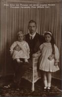 ! Alte Ansichtskarte, Adel, Royalty, Prinz Oskar Von Preußen Mit Kindern, 1923 - Royal Families