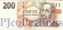 CZECH REPUBLIC 200 KORUN 1998 PICK 19d UNC - Tsjechië