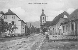 Lauw      68       Grande Rue Et église       (voir Scan) - Andere & Zonder Classificatie