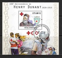 MOZAMBIQUE 2010 HENRY DUNANT YVERT N°B330  OBLITERE - Henry Dunant