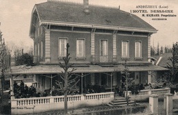 Andrézieux (Loire) L'Hôtel-Restaurant Dessagne (M. Richard Propriétaire) Cliché Roux - Alberghi & Ristoranti