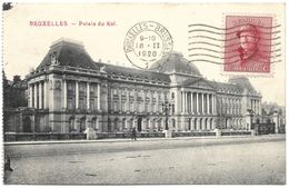 Brussels – Palais Du Roi – Year 1920 – A Stamp 10 C King Albert In Trench Helmet Red - Gezondheid, Ziekenhuizen