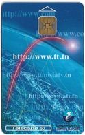 Tunisia - Tunisie Telecom - Internet, 50Units, Chip Oberthur, 09.1998, 30.000ex, Used - Tunisia