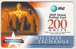 USA - Statue Of President Lincoln: 200 Units, AT&T Prepaid, Used - Ohne Zuordnung