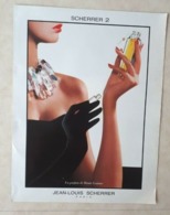 PUBLICITÉ PARFUM - PRINT PERFUME ADVERTISEMENT - SCHERRER 2 JL SCHERRER 1987 - Pubblicitari