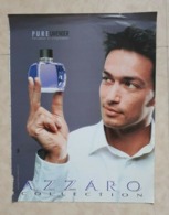 PUBLICITÉ PARFUM - PRINT PERFUME ADVERTISEMENT - PURE LAVENDER AZZARO 2001 - Reclame