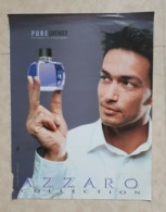 PUBLICITÉ PARFUM - PRINT PERFUME ADVERTISEMENT - PURE LAVENDER AZZARO 2001 - Advertising