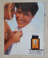 PUBLICITÉ PARFUM - PRINT PERFUME ADVERTISEMENT - AZZARO POUR HOMME 1997 - Advertising