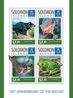 Salomon 2014, Animals In Dangel, Fish, Bat, Frog, 4val In BF - Bats