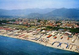 Marina Di Carrara - La Spiaggia - Formato Grande Viaggiata – E 16 - Carrara