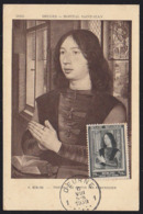 BELGIUM (1939) Martin Van Nieuwenhove By Memling. Maximum Card With First Day Cancel. Scott No B249, Yvert No 512. - 1934-1951