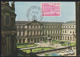 BELGIUM (1962) Royal Library. Maximum Card With First Day Cancel. Scott No B706. - 1961-1970