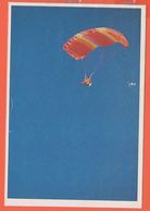 Cartoline - Tematica - Paracadutismo - 1994 - Marianne Du Bicentenaire Rouge (Briat) France - Parapendio A Motore - Viag - Parachutting