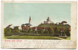 USTER  -  SWITZERLAND, LITHO,  Year 1908 - Uster