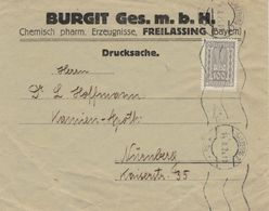 Burgit GesmbH Chem.-pharm. Erzeugnisse Freilassing Bayern Drucksache Infla Salzburg 1921 Allegorie Ähre - Pharmacy