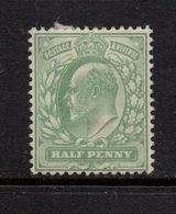 GB  EV11   1/2d  Green;  Heavy Mounted Mint - Neufs