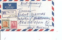 Nouvelle -Zélande ( Lettre Recommandée De 1953 De EastTamaki Vers L'Allemagne à Voir) - Cartas & Documentos