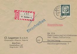 Cl. Lagemann Gmbh Chem.-pharm. Fabrik 51 Aachen 4  -  1967 R-Brief  -  Beethoven - Pharmacy