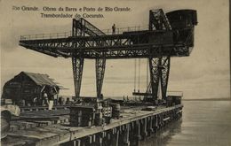 Rio Grande  - Brasil // Obras Da Barra E Porto De Rio Grande - Atransbordador Do Cocuruto 19?? RARE - Otros