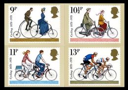 GB GREAT BRITAIN 1978 MINT PHQ CARDS CYCLING No 31 PENNY FARTHING SAFETY BIKE TOURING MODERN BICYCLES BIKES ROAD RACERS - Cartes PHQ