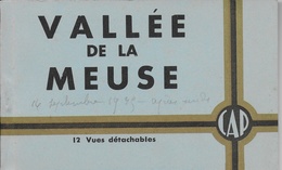 Vallée De La Meuse - Carnet De 12 Cartes Postales Détachables Sur Chateau-Regnault Et Monthermé - Autres & Non Classés