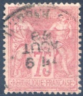 France N°81 (Sage) Oblitéré - Cote 150€ - (F1688) - 1876-1898 Sage (Tipo II)