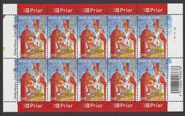 Belgique COB F3210** (MNH) - Planche 3 - 2001-2010