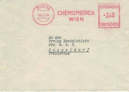 Chemomedica Wien 1954 Maschinenstempel - Pharmacy