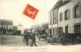 Tannay * Un Coin De La Place De L'église * Aubergiste BERSON - Tannay