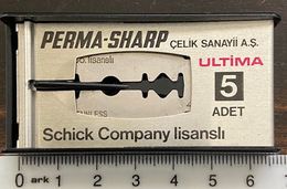 PERMA -SHARP ULTIMA RAZOR  USED - Razor Blades